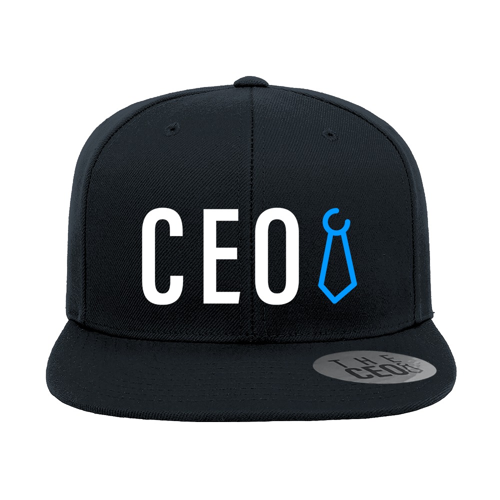 CEO Embroidered Flat Bill Hat - Hott Spot